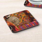 Stoffe, Bhutan Untersetzer (Linke Seite)