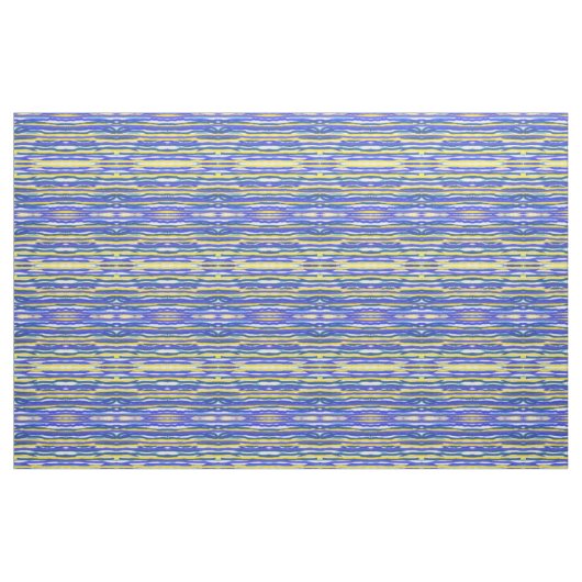 Stoffe - Blau/Lavendel/Gelbe Streifen (Fat Quarter (45,7 x 55,9 cm))