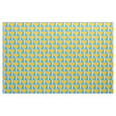 Stoffe, blau mit gelben Herzen Stoff (Yard (91,4 cm))