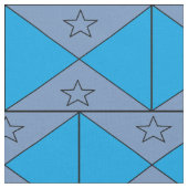Stoffe, blau und grau mit Sternen Stoff (Nahaufnahme)