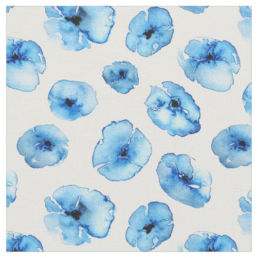 Stoffe - Blaue Pflaumen Wasserfarben (Nahaufnahme)