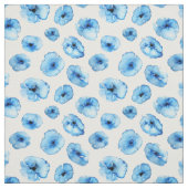 Stoffe - Blaue Pflaumen Wasserfarben (Muster)