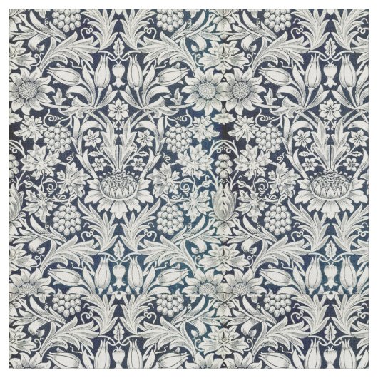 Stoffe - Blumenmuster im Jugendstil (Nahaufnahme)