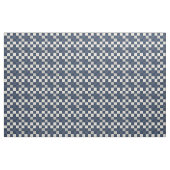Stoffe - Crazy Buffalo Karo in Blau und Creme (Yard (91,4 cm))