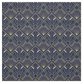 Stoffe - Lilac und Gold Art Deco Nahtloses Design