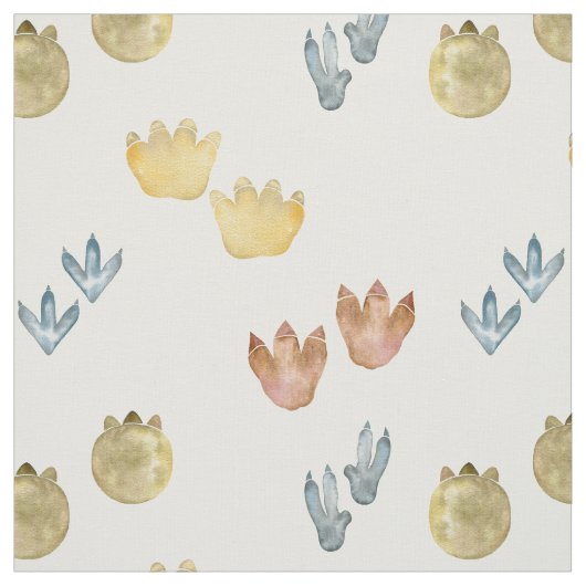 Stoffe mit Dinosaurier-Pfoten (Muster)