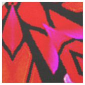 Stoffe mit roter Sternexplosion (Nahaufnahme)