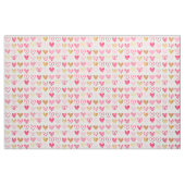 Stoffe - Rosa und goldene Lieben (Fat Quarter (45,7 x 55,9 cm))