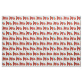 Stoffe - rote Welpen (Fat Quarter (45,7 x 55,9 cm))