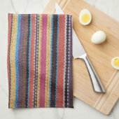 Stoffe Streifen Muster I + Ihre Ideen Geschirrtuch (Viertel Falte)