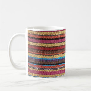 Stoffe Streifen Muster I + Ihre Ideen Kaffeetasse