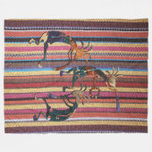 Stoffe Streifen Muster I + KOKOPELLI Fleecedecke (Vorderseite (Horizontal))