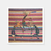 Stoffe Streifen Muster I + KOKOPELLI Serviette (Vorderseite)