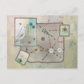 Stofffisch Postkarte (Vorderseite)