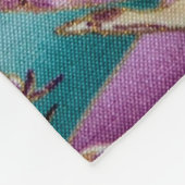 Stoffgewebe aus Spinnstoffen Fleecedecke (Ecke)