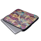 Stoffgewebe aus Spinnstoffen Laptopschutzhülle (Vorne Knopf)