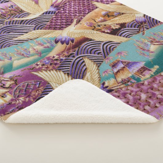 Stoffgewebe aus Spinnstoffen Sherpadecke (3/4)