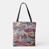 Stoffgewebe aus Spinnstoffen Tasche (Rückseite)