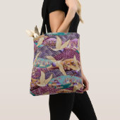 Stoffgewebe aus Spinnstoffen Tasche (Von Nahem)