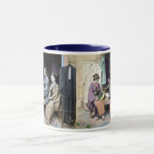 Stoffhändler Japans 1870 Tasse (Zentrum)