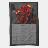 Stoffkalender mit 2015 Gift-Rosen Handtuch (Vertikal)