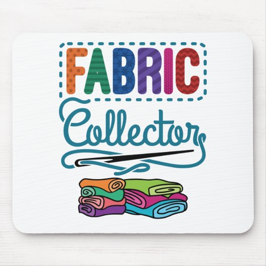 Stoffkollektor Quilting Kanalsäge Lover Mousepad (Vorne)
