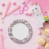 Stoffkreise abstrakte Muster Pappteller (Party)