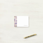 Stoffkreise abstrakte Muster Post-it Klebezettel (Auf Schreibtisch)