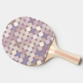 Stoffkreise abstrakte Muster Tischtennis Schläger (Seitenansicht)