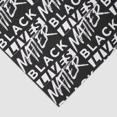 Stoffmuster für Schwarzes Leben Seidenpapier (Ausschnitt)