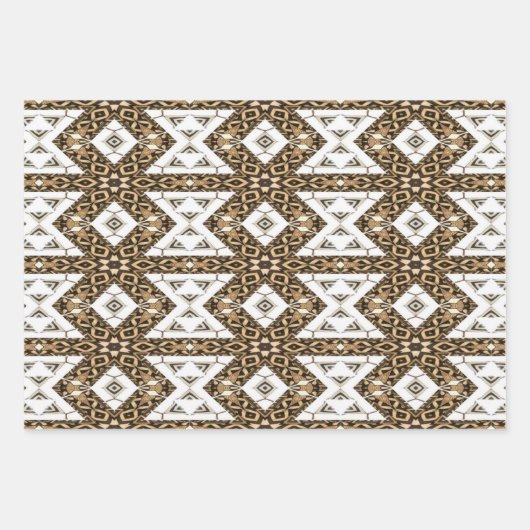 Stoffmuster Geschenkpapier Set (Vorderseite)