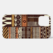 Stoffpatchwork im afrikanischen Stammesstil abstra Case-Mate iPhone Hülle (Rückseite (Horizontal))