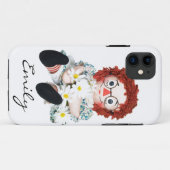 Stoffpuppe mit Gänseblümchen Case-Mate iPhone Hülle (Rückseite (Horizontal))