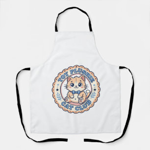 Stoffspielzeug Katze Niedliche Katze T-Shirt-Desig Schürze