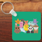 Stofftiere Schlüsselanhänger (Vorderseite)