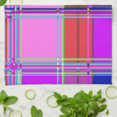 Stofftuchfarben Quadrate Geschirrtuch (Gefaltet)