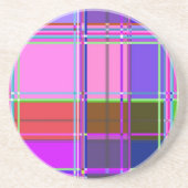 Stofftuchfarben Quadrate Getränkeuntersetzer (Vorne)