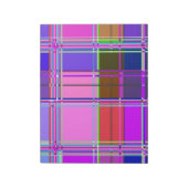 Stofftuchfarben Quadrate Notizblock (Rotiert)