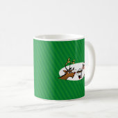 Stogie Santa Funny Cartoon Tasse (VorderseiteRechts)