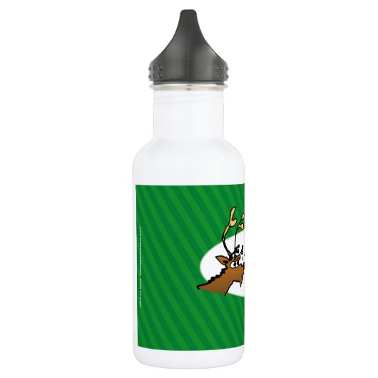Stogie Santa Funny Cartoon Trinkflasche (Links)