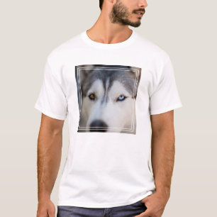 Stoiber Blick auf Alaskan Malamute T-Shirt