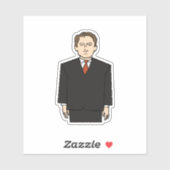 Stoic Al Gore Aufkleber (Blatt)