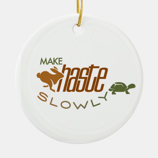 Stoic Augustus macht schnell Ornament (Vorne)