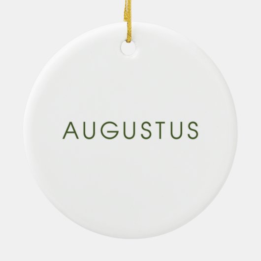 Stoic Augustus macht schnell Ornament (Hinten)