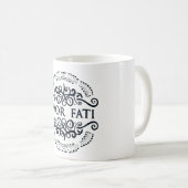 STOIC BAG AMOR FATI KAFFEETASSE (VorderseiteRechts)