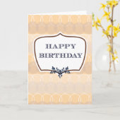 Stoic Birthday Karte (Gelbe Blume)