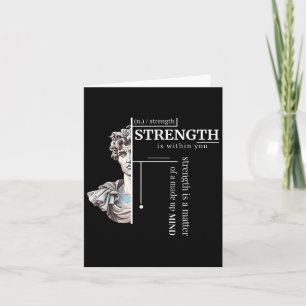 Stoic Discipline Philosophy Positive Mindset Stren Karte