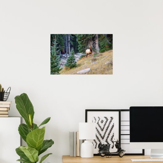 Stoic Elk Poster (Heimbüro)