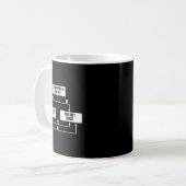 Stoic Flow Chart Philosophie Marcus Aurelius Weish Kaffeetasse (Vorderseite Links)