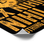 Stoic Gold mit Translation Ex Nihilo Nihil Poster (Ecke)